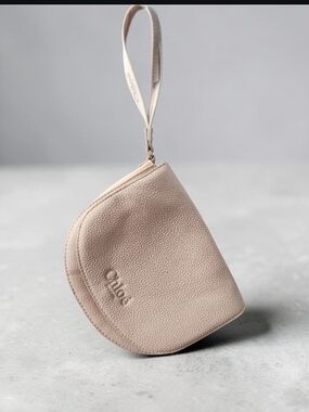 Chloé Parfum Pebbled Leather Wristlet NWOT